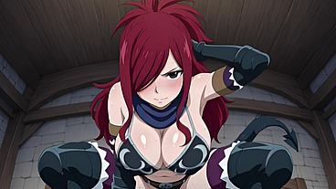 Fairy Tail Erza Knightwalker Hen(AI)