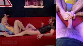 European twink gets destroyed by feet fucked raw until cum drips