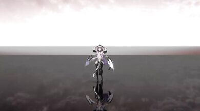 Nude Elf VTuber Strip Dance Wa Da Da | MMD