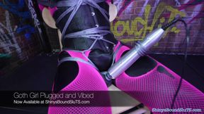 Goth Girl Plugged and Vibed