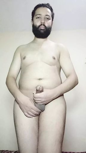 A Very Handsome Man Playing With His Big Dick