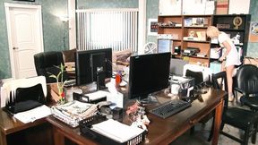 Boss fucks his secretary hard