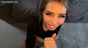 Soft lips and wild blowjob POV