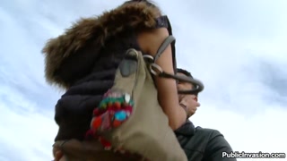 Claudia loves to fuck Outdoor!