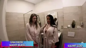 Gina Snow & Maddy Black′s Squirting Orgy With Matt & Dean!