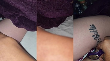 Snowbunniebaddie Anal plug with laser and Dual Panty Vibrators at the Sametime