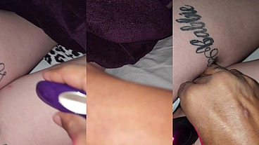 Snowbunniebaddie Anal plug with laser and Dual Panty Vibrators at the Sametime