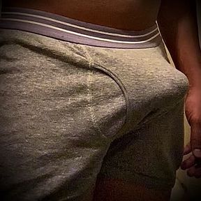 Dick Bulging, fighting for some air