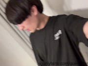 quinn tanner jerks off in his bathroom sexy amateur twink