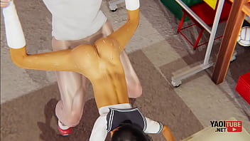 Femboy Yaoi - Simon fucked for his gym teacher - Japanese Sissy boy