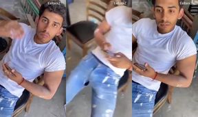 Mexican Worker Gets Teased About His Huge Bulge During Lunch