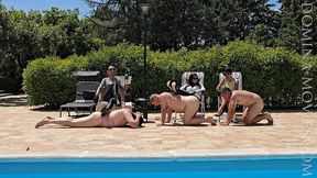 Triple Caning Pool Party - 01