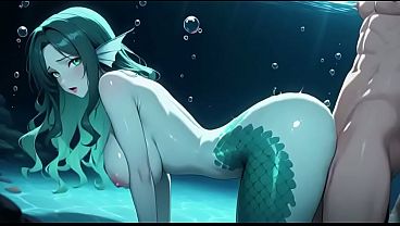 Mermaid Princess Gets Ass Fucked Underwater