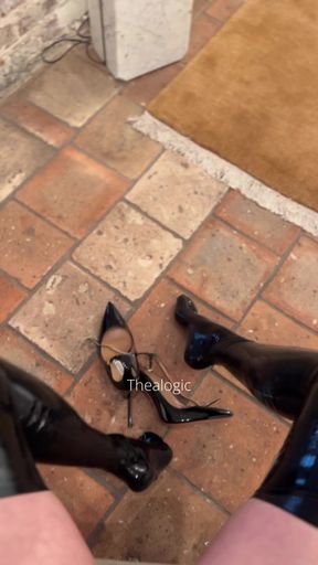 High Heels on Floor