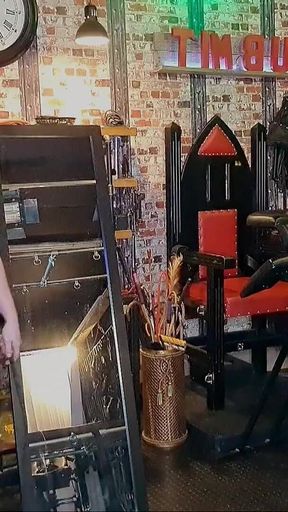 Slaveboys First Whipping in Her Dungeon