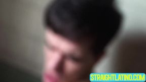 Attractive twink Sebastian skillfully used his tongue to play with my thick rod