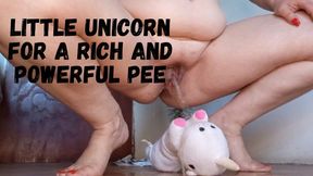 Little unicorn for a rich and powerful pee