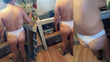 mi esposa embarazada la encuentro cocinando parte1