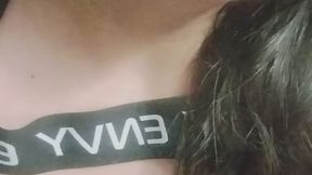 sexy smoking and sexy belly play