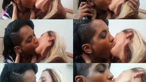 HOT KISSES INTERRACIAL -- NICOLE BLACK PANTHER VS GIOVANA VAMP - CLIP 3 HD