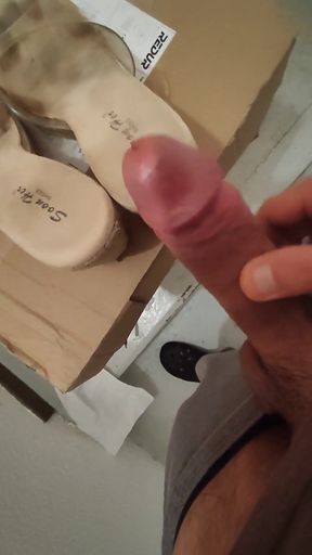 Ejaculation on Worn Heels