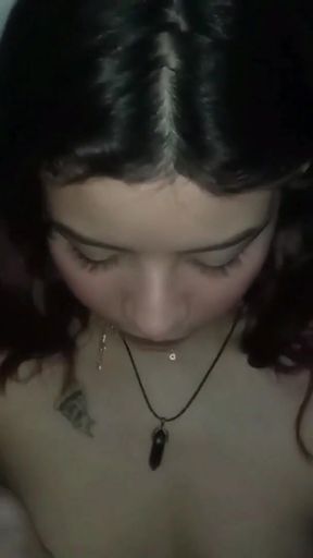 I fucked my neighbor while his girlfriend was away! It destroyed my pussy and ended up in my mouth!- Porn in Spanish   Clip 1