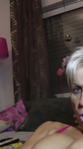 Vanessa and the big cucumber