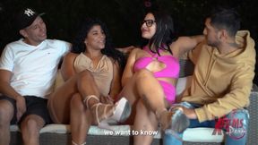 Amateur couple swap with big ass Latina