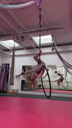 Do You Like My Dance on the Aerial Hoop for You?