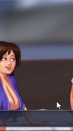 Summertime saga - The nurse helped Johannes   Clip 1