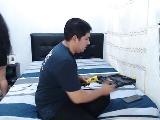 Viral Clip: Seducing the Satellite Internet Technician