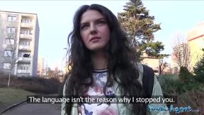 Tender Francesca's sex with stranger video