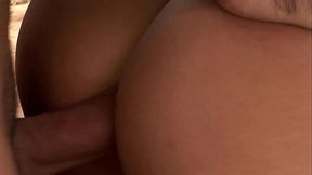 Julia Bright Is Outside Having Sex And Getting It In The Ass Before The Cum