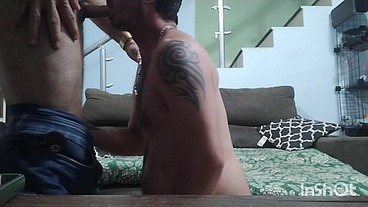 Transando com o casado.