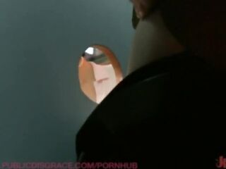 One friend convinces the other to visit a sex store with brilliance holes