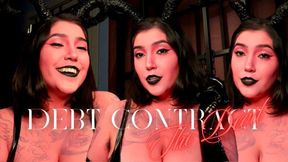 Debt Contract with The Devil by Devillish Goddess Ileana