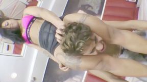 HEAVY PUNISHMENT DESTROYED BY A BODYBUILDER "LOSS OF SENSES" --- BY MELISSA MUSCLE -- CLIP 4 IN FULL HD