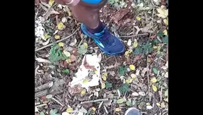 Gay Blowjob At The Park With Secret Handjob Action