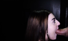 That's it Julia, now swallow the goods!