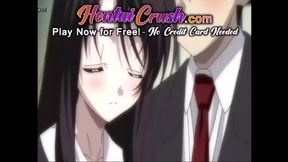 Huge-Titted Anime Teen Gets Off On The Subway With Mind-Blowing Orgasms