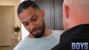 DOWNLOW BOYS - Horny Tony Crawls for Brock's Big Bulge