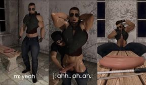 Muscle boy jack gets teased into dripping cock
