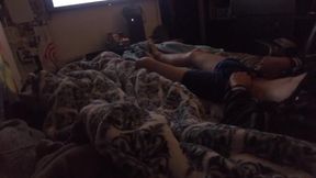 Straight friend destroys you in bed while he jackhammers his thick rod
