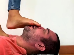 Nose And Face Flattening - Hard Trampling Slave Face -