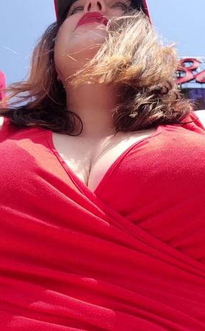 Decided to Wear My Vibrator to the Cardinal's Game! Was a Bit Paranoid Because There Were so Many People Around!