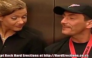 Elevator fuck
