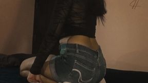 Slutty Asian exchange student fucks her tutor hard