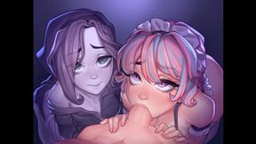 Anime Lovers Delight As Carlotta Wankers Her Wet Pussy With Passionate Moans