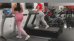 Jiggly Ass Pawgs on Treadmills - BigButtBounceTwerk