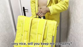 Sultry senior seduces delivery dude, craving carnal satisfaction in secret&#x1F92B; tryst